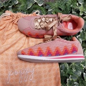 Poppy Macrame Sneakers